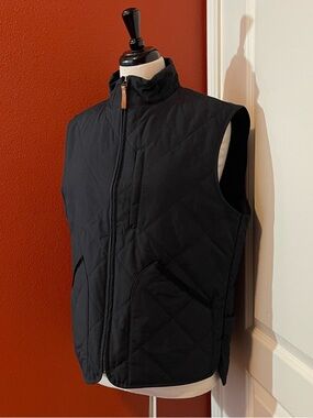 J Crew Men’s The Sussex Classic Quilted Primaloft Full Zip Hunting Vest Jacket